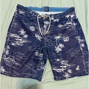 Caribbean Joe Board Shorts for Men Blue medium